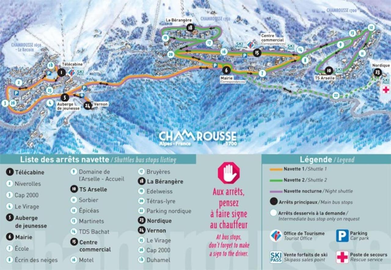 Charmant Studio Cabine Cocoon A 100 M Des Pistes Chamrousse Exteriér fotografie