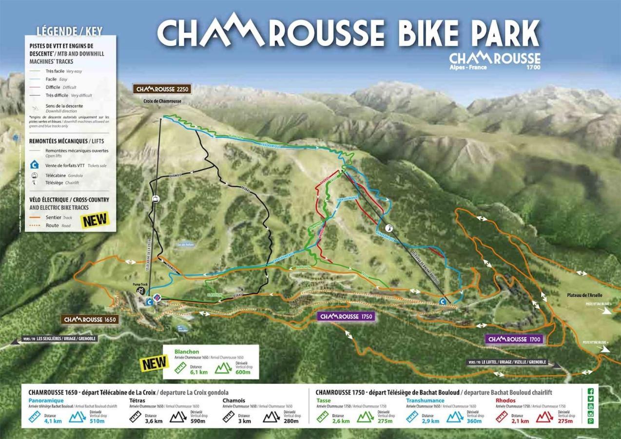 Charmant Studio Cabine Cocoon A 100 M Des Pistes Chamrousse Exteriér fotografie